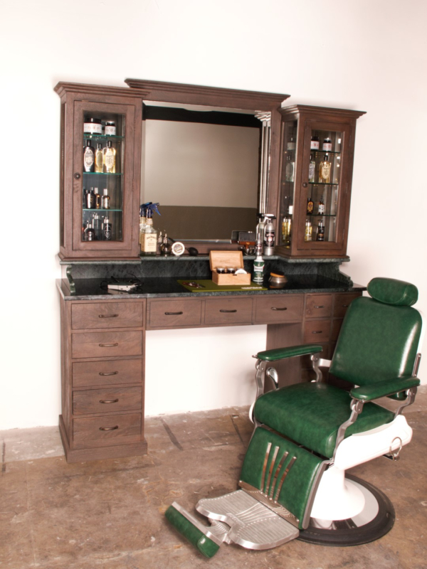 Barberstation | Workstation | Vintage barberunit | US delivery | Best delivery | Barberfurniture