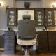 Vintage Barberunit | Barbershop furniture | USA | Real wood | Solid Marble